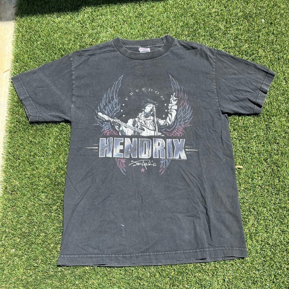 VTG 00’s Jimi Hendrix Faded Black Tee